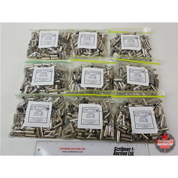 Empty Brass : Winchester .38 : (9) Bags : 940 Count Total