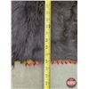 Image 8 : Fur Hide Lap Robe : Felt Trim : Approximately 76 x 65 Inches