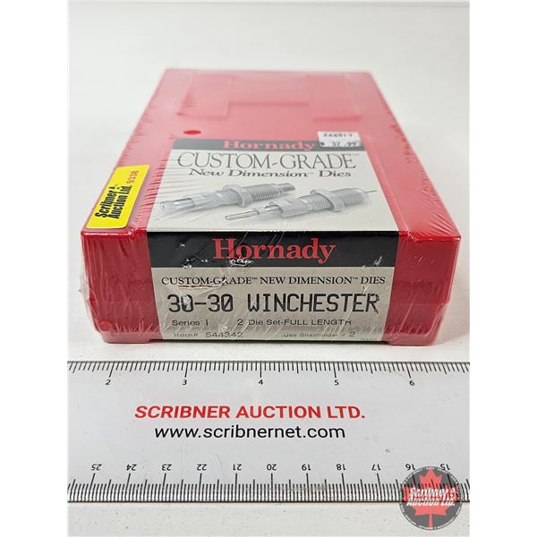 Hornady .30-30 Winchester : Full Length 2-Die Set : c/w Case