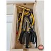 Image 7 : 5-Drawer Wooden Cabinet : c/w Gun Cleaning Supplies : Small Tools & Parts