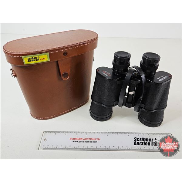 Marksman 7x50 Binoculars : c/w Lens Caps & Case