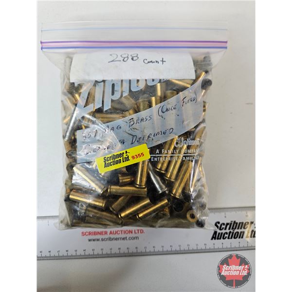 Empty Brass : .357 Magnum : 288 Count