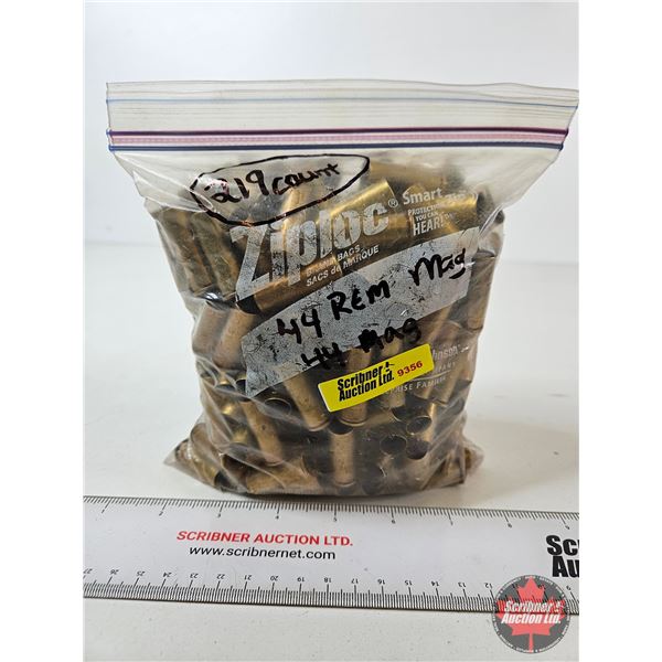 Empty Brass : .44 Rem Magnum : 219 Count