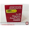 Image 11 : Federal No. 200 Magnum Small Pistol Primers : (8) Cartons