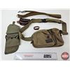 Image 1 : Canvas Holster : Waist Pack : Leather Pouch & Web Sling