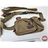 Image 2 : Canvas Holster : Waist Pack : Leather Pouch & Web Sling