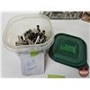 Image 5 : Empty Brass : .38 Special : Nickel-Plated : 3,916 Count : c/w Storage Containers