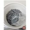 Image 2 : Cast Lead Bullets : .38 Cal : 158 gr SWC : Approximately 39.8 lb Including Pail