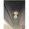 Image 8 : Homak Home Security Steel Storage Cabinet : Wooden Shelves & Dividers : c/w Key
