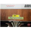 Image 4 : Restaurant Table : Brown Upholstered Booth Bench & (2) Chairs