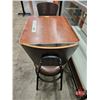 Image 2 : Restaurant Table : Woodgrain Laminate Top : c/w (2) Chairs