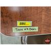 Image 5 : Restaurant Table : Woodgrain Laminate Top : c/w (4) Chairs