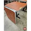Image 1 : Restaurant Table : Woodgrain Laminate Top : c/w Extra Tabletop