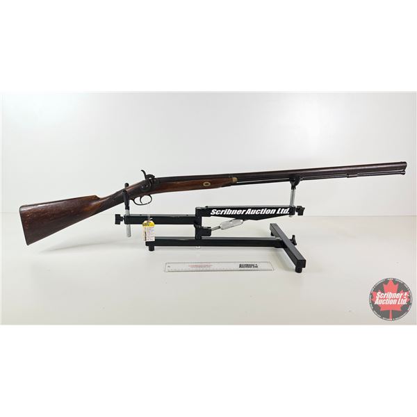 BLACK POWDER SHOTGUN: Antique Muzzle Loader : London Fine Twist : Percussion Cap : Damascus BBL