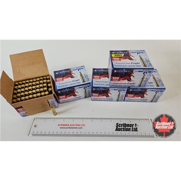 AMMO : Federal American Eagle MSR : 223 Rem (55gr : FMJ) (500 Rnds TOTAL)
