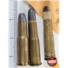 Image 3 : ANTIQUE AMMO : 577/450 Martini-Henry & 57 Snider (4 Rnds TOTAL)