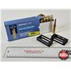 Image 1 : AMMO : PPU : 6.5x52 Carcano (123gr : SP) (20 Rnds TOTAL) : c/w (2) Clips
