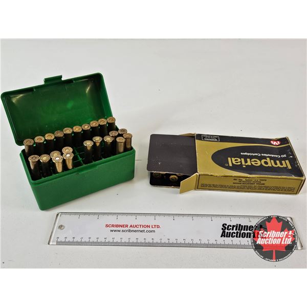 AMMO : Variety of 303 British (43 Rnds TOTAL) : c/w Plastic Ammo Box