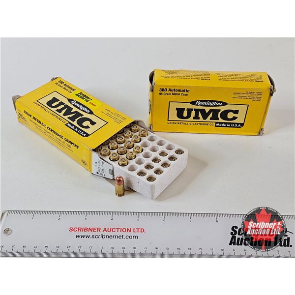 AMMO - Reloads : 380 Automatic : FMJ (84 Rnds TOTAL) : c/w (9) Brass