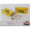 Image 1 : AMMO - Reloads : 380 Automatic : FMJ (84 Rnds TOTAL) : c/w (9) Brass