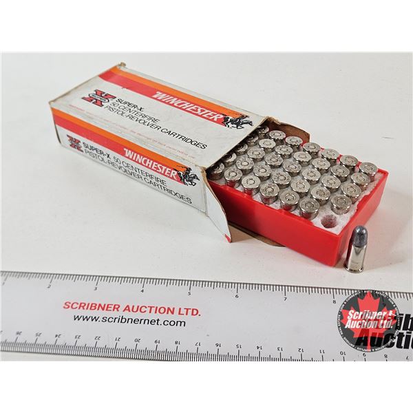 AMMO : Winchester Super-X : 38 S&W (145gr : Lead) (50 Rnds TOTAL)