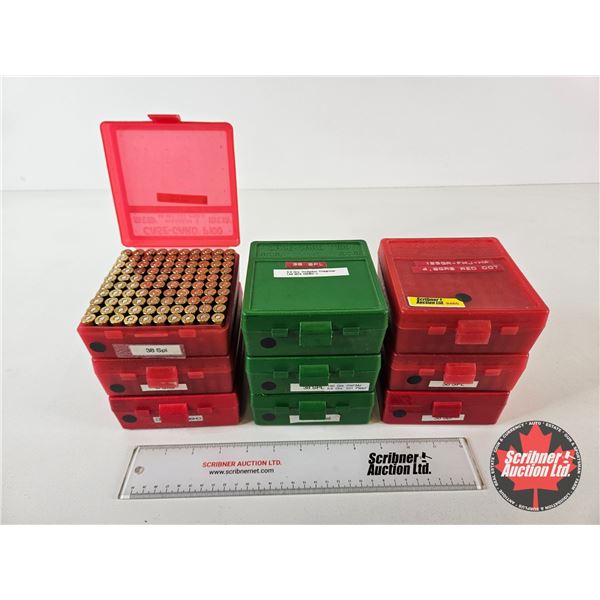 AMMO - Reloads : 38 Special : Variety (850 Rnds TOTAL) : c/w (9) Plastic Ammo Boxes