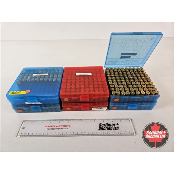 AMMO - Reloads : 45 Auto : Variety (551 Rnds TOTAL) : c/w (6) Plastic Ammo Boxes