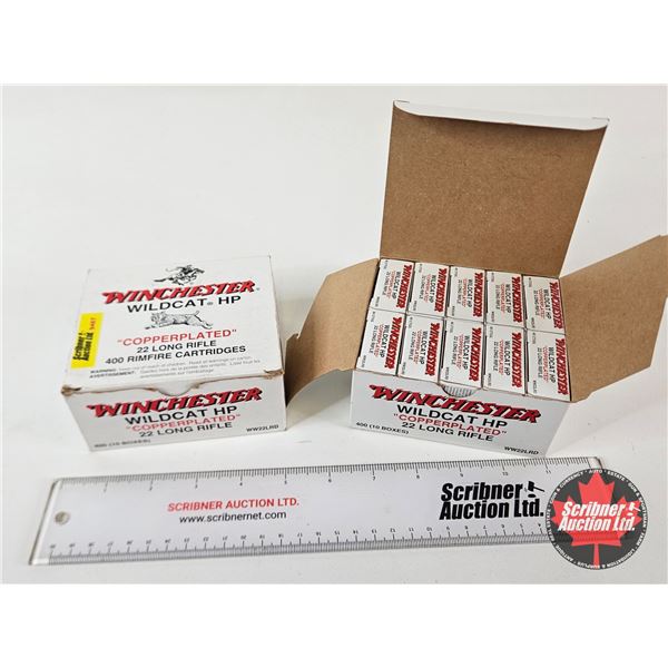 AMMO : Winchester Wildcat : 22LR (40gr : Copper Plated HP) (720 Rnds TOTAL)