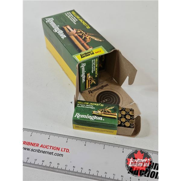 AMMO : Remington Yellow Jacket : 22LR (33gr : HP) (500 Rnds TOTAL)