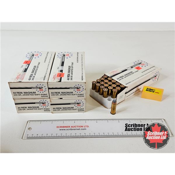 AMMO : Winchester : 44 Rem Mag (240gr : JSP) (250 Rnds TOTAL)