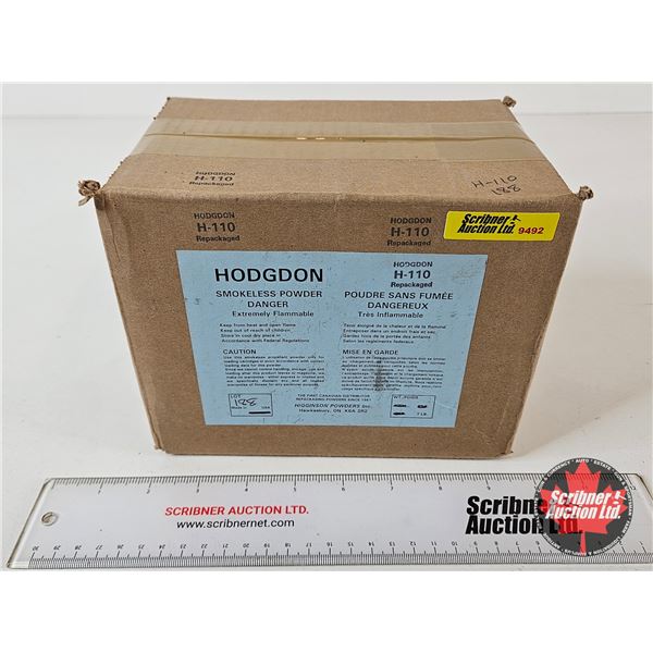 POWDER : Hodgdon H-110 : Smokeless Powder : Unopened Bulk Box (7 lbs)