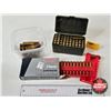 Image 1 : AMMO : Variety of Rifle Rounds (37 Rnds TOTAL) : c/w (41) 22-250 Rem Brass & Plastic Ammo Box