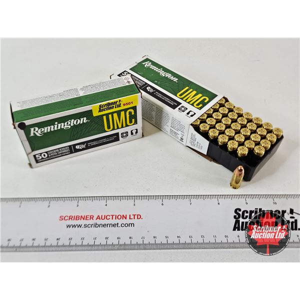 AMMO : Remington UMC : 9mm Luger (124gr : FMJ) (75 Rnds TOTAL)