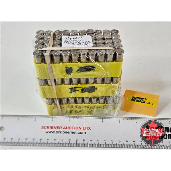 AMMO : Federal : 38 Special +P (125gr : Hydra-Shok) (149 Rnds TOTAL)