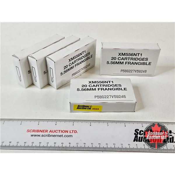 AMMO : Federal : 5.56 NATO : Frangible (100 Rnds TOTAL)