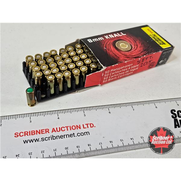 AMMO : Geco : 8mm Knall : Pistol Blanks (50 Rnds TOTAL)