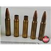 Image 3 : AMMO - Reloads : 350 Rem Mag (26 Rnds TOTAL) : c/w (13) Brass & Case-Gard Box