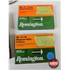 Image 2 : Winchester-Western Powder : (3) Opened Cans : c/w Assorted Primers (283 Count TOTAL)