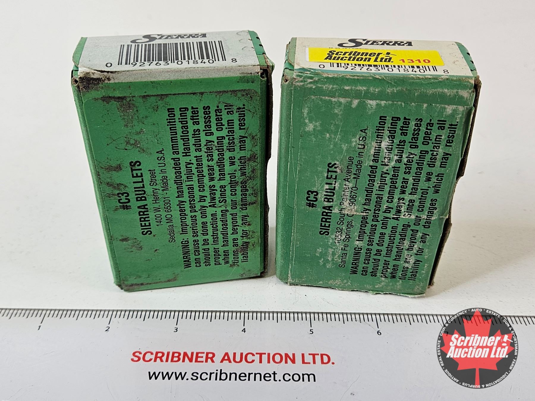 Sierra GameKing : 270cal .277 : 150gr Spitzer Boat Tail Bullets : (2) Boxes