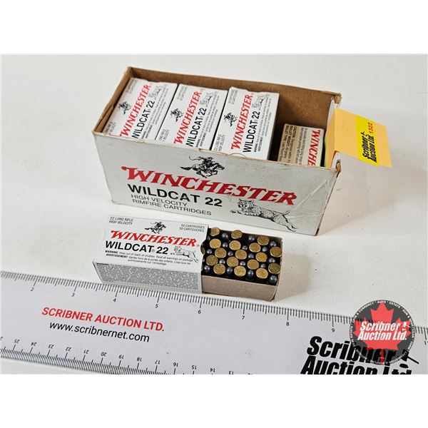 AMMO : Winchester Wildcat : 22LR (40gr : LRN) (400 Rnds TOTAL)