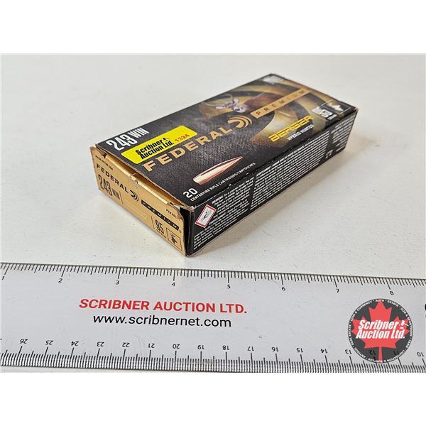 AMMO : Federal Premium : 243 Win (95gr : Berger Hybrid Hunter) (16 Rnds TOTAL)