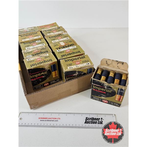 AMMO : Bulk Lot : Mostly Imperial : Variety of 12ga 2-3/4″ Shotshells (300 Rnds TOTAL)