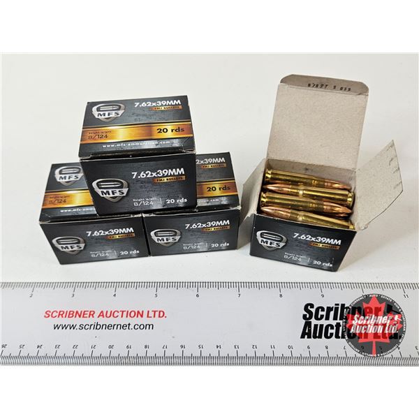 AMMO : MFS : 7.62x39 (124gr : FMJ) (79 Rnds TOTAL)