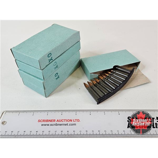 AMMO : Military : 7.62x39 FMJ : On Stripper Clips (100 Rnds TOTAL)