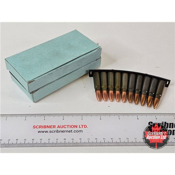 AMMO : Military : 7.62x39 FMJ : On Stripper Clips (50 Rnds TOTAL)