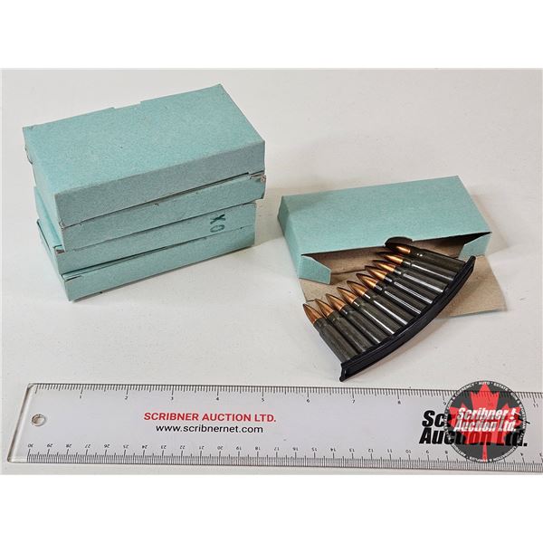 AMMO : Military : 7.62x39 FMJ : On Stripper Clips (100 Rnds TOTAL)