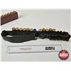 Image 8 : AMMO : Variety of 12ga 2-3/4″ : c/w Bandolier & Shell Carrier (20 Rnds TOTAL)