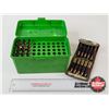 Image 1 : AMMO : 308 Win (10 Rnds TOTAL) : c/w Belt Loop Holder : MTM Case & (15) 280 Rem Brass