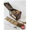 Image 1 : AMMO : Military : 7.62x51 (308 Win) : c/w Bandoliers & Ammo Can (250 Rnds TOTAL)