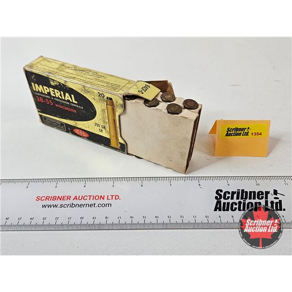 AMMO : CIL Imperial : 38-55 Win (255gr : SP) (15 Rnds TOTAL)